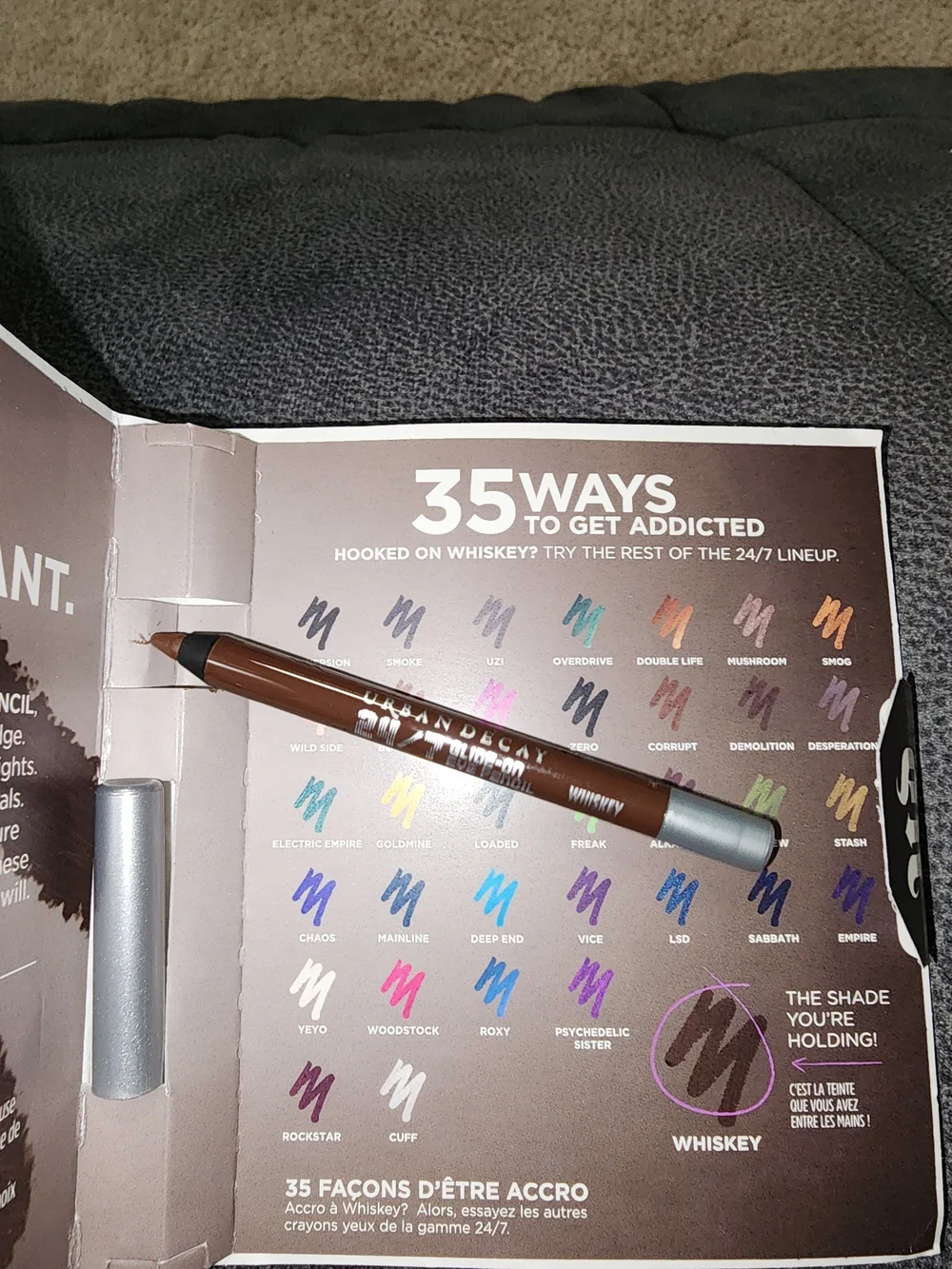 Urban Decay Eye Liner Pencil Glide On In Whiskey Trial Size $12